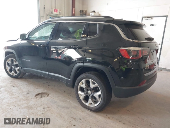 2019 Jeep Compass Limited with VIN 3C4NJDCB3KT646226, listed as a IAAI auction lot 42406026 with 34,494 mi miles and . Bid and sale history available at DreamBid. Image 3.