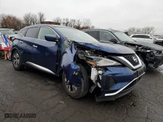 2022 Nissan Murano S with VIN 5N1AZ2AS9NC108754, listed as a Copart auction lot 83226194 with 53,940 mi miles and Salvage Title. Bid and sale history available at carsss.com. Image 4.