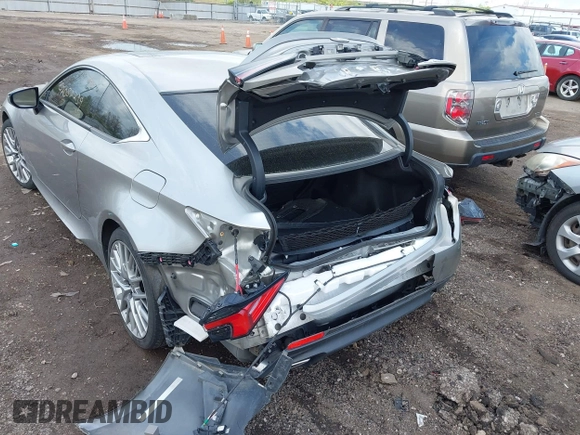 2019 Lexus RC with VIN JTHS85BC3K5005168, listed as a IAAI auction lot 42052239 with 58,976 mi miles. Bid and sale history available at carsss.com. Image 6.