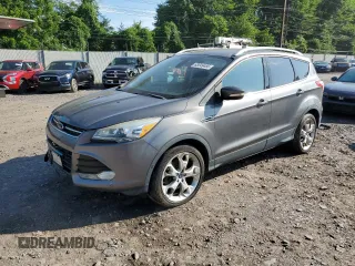 2013 Ford Escape Titanium with VIN 1FMCU9J90DUD21906, listed as a Copart auction lot 63049485 with 201,496 mi miles and Clean title. Bid and sale history available at DreamBid. Image 1.