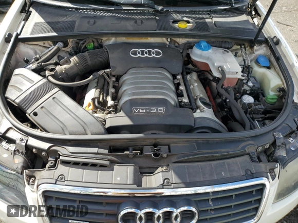 2004 Audi A4 3.0L with VIN WAUDT48H14K011915, listed as a Copart auction lot 45572975 with 128,648 mi miles and Salvage Title. Bid and sale history available at carsss.com. Image 11.