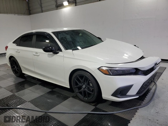 2024 Honda Civic Sport with VIN 2HGFE2F54RH560768, listed as a Copart auction lot 47355255 with 20,349 mi miles and Non Repairable. Bid and sale history available at DreamBid. Image 4.