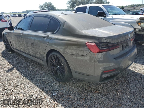 2020 BMW 7 Series 740i with VIN WBA7T2C09LGF96718, listed as a Copart auction lot 63169003 with 43,315 mi miles. Bid and sale history available at carsss.com. Image 2.