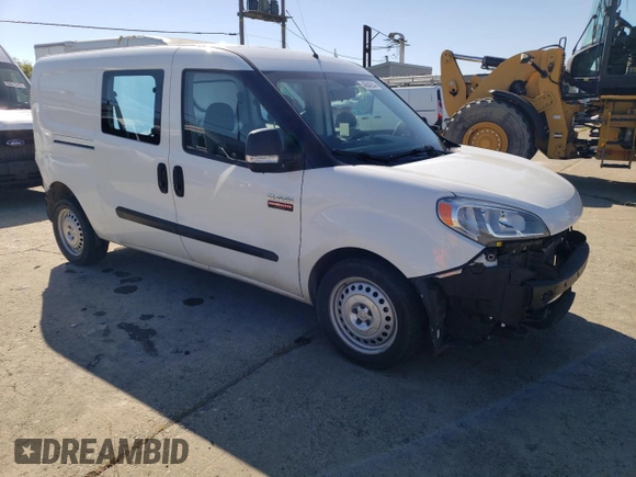 2022 Ram ProMaster City Cargo Tradesman with VIN ZFBHRFAB2N6W69969, listed as a Copart auction lot 48649204 with 46,135 mi miles and . Bid and sale history available at DreamBid. Image 4.