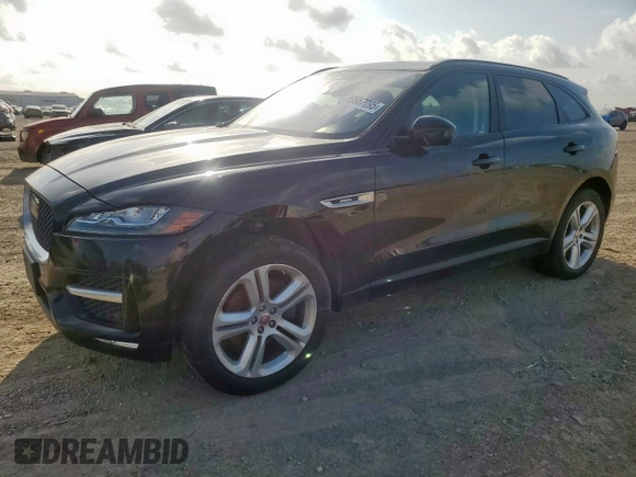 2017 Jaguar F-Pace 35t R-Sport with VIN SADCL2BV8HA064015, listed as a Copart auction lot 59967095 with 115,806 mi miles and Clean title. Bid and sale history available at DreamBid. Image 1.