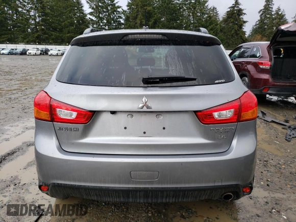 2015 Mitsubishi Outlander Sport 2.4 GT with VIN 4A4AR4AW3FE035902, listed as a Copart auction lot 45381695 with 47,894 mi miles and Salvage Title. Bid and sale history available at carsss.com. Image 6.
