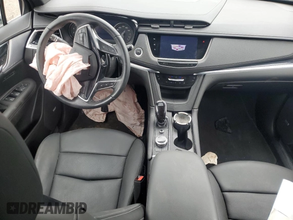 2023 Cadillac XT5 AWD Premium Luxury with VIN 1GYKNDR45PZ224937, listed as a Copart auction lot 57599125 with 12,905 mi miles and Salvage title. Bid and sale history available at DreamBid. Image 8.