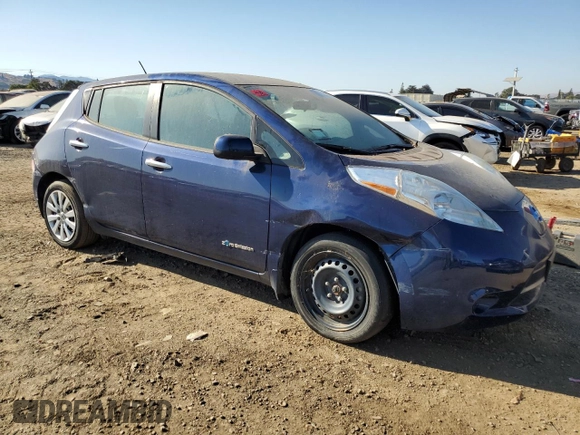 2017 Nissan LEAF S with VIN 1N4BZ0CP3HC303006, listed as a Copart auction lot 70925664 with 0 mi miles and Clean Title. Bid and sale history available at carsss.com. Image 4.