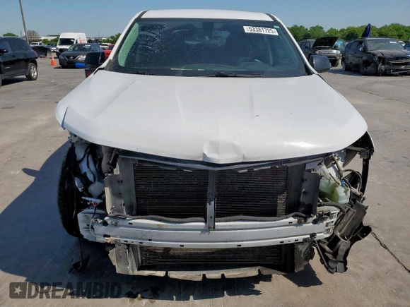 2020 Chevrolet Traverse LS with VIN 1GNERFKW6LJ252776, listed as a Copart auction lot 53381725 with 0 mi miles and Salvage Title. Bid and sale history available at carsss.com. Image 5.