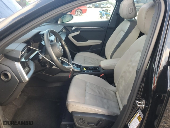 2023 Audi A3 Premium with VIN WAUAUDGY5PA040071, listed as a Copart auction lot 45970325 with 40,364 mi miles and Salvage Title. Bid and sale history available at carsss.com. Image 7.