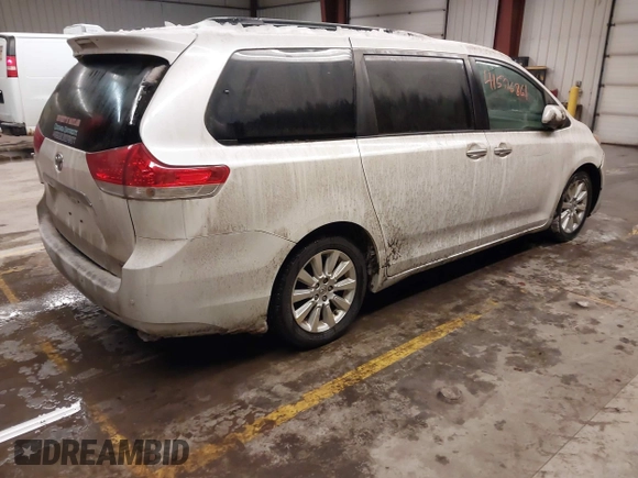 2011 Toyota Sienna XLE with VIN 5TDDK3DC0BS005250, listed as a IAAI auction lot 41526861 with 145,466 mi miles. Bid and sale history available at carsss.com. Image 4.