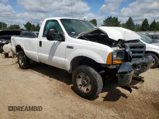 2007 Ford F-250 XL with VIN 1FTNF21577EA03016, listed as a Copart auction lot 65727204 with 132,073 mi miles and Salvage Title. Bid and sale history available at DreamBid. Image 4.