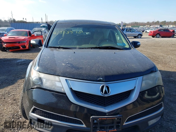 2010 Acura MDX with VIN 2HNYD2H21AH513886, listed as a IAAI auction lot 41358518 with 187,824 mi miles. Bid and sale history available at carsss.com. Image 12.