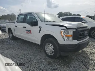 2021 Ford F-150 XL with VIN 1FTEW1CB8MKE68771, listed as a Copart auction lot 54613785 with 68,622 mi miles and Salvage Title. Bid and sale history available at carsss.com. Image 4.