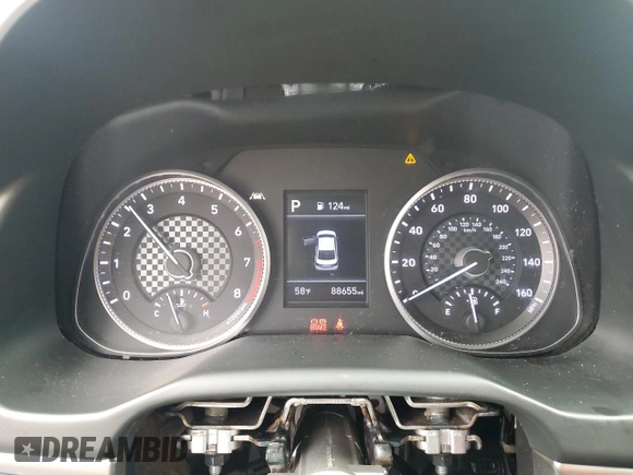 2020 Hyundai Elantra SEL with VIN 5NPD84LF9LH628891, listed as a Copart auction lot 46587595 with 88,655 mi miles and Salvage Title. Bid and sale history available at DreamBid. Image 9.