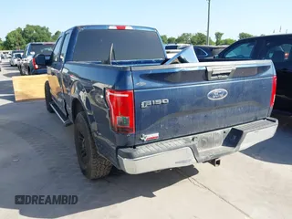 2015 Ford F-150 XL with VIN 1FTEX1CP0FKE14845, listed as a IAAI auction lot 42013909 with 162,644 mi miles. Bid and sale history available at carsss.com. Image 3.