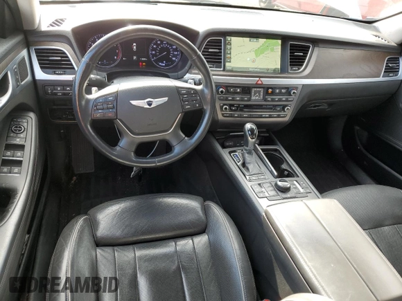 2015 Hyundai Genesis 3.8L with VIN KMHGN4JEXFU073049, listed as a Copart auction lot 68503014 with 113,609 mi miles and Salvage Title. Bid and sale history available at carsss.com. Image 8.