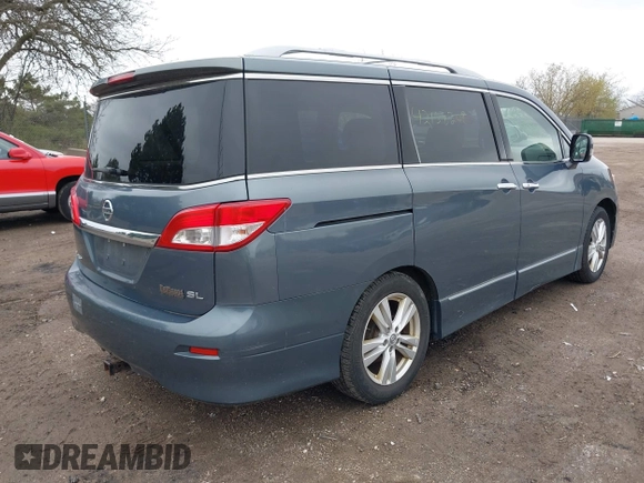 2012 Nissan Quest LE z VIN JN8AE2KP6C9030152, wystawiony jako IAAI lot #42158208 z przebiegiem 238 706 mil mil oraz . Historia ofert i sprzedaży dostępna na DreamBid. Obrazek 4.