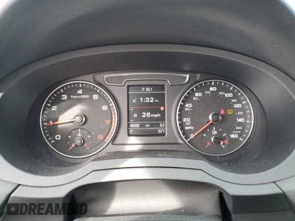 2017 Audi Q3 Prestige with VIN WA1GCCFS4HR016879, listed as a Copart auction lot 44361465 with 48,988 mi miles and Salvage Title. Bid and sale history available at carsss.com. Image 9.