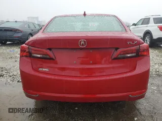 2017 Acura TLX with VIN 19UUB1F3XHA003742, listed as a Copart auction lot 47879745 with 0 mi miles and Salvage Title. Bid and sale history available at carsss.com. Image 6.