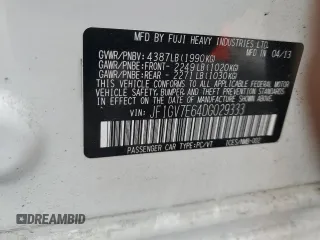 2013 Subaru Impreza Sedan WRX WRX with VIN JF1GV7E64DG029333, listed as a Copart auction lot 85265664 with 112,713 mi miles and Salvage Title. Bid and sale history available at carsss.com. Image 13.