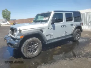 2024 Jeep Wrangler Sport S with VIN 1C4PJXDN2RW273882, listed as a Copart auction lot 63977305 with 31,610 mi miles and Clean title. Bid and sale history available at DreamBid. Image 1.