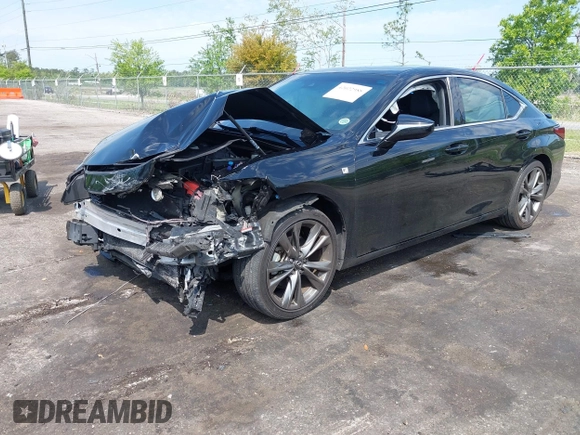 2021 Lexus ES with VIN 58AGZ1B10MU086770, listed as a IAAI auction lot 42022988 with 57,958 mi miles. Bid and sale history available at carsss.com. Image 17.