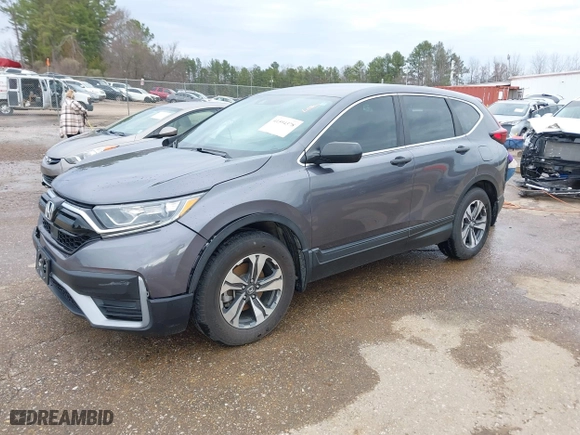 2021 Honda CR-V LX with VIN 2HKRW1H21MH402605, listed as a IAAI auction lot 41594378 with 70,617 mi miles. Bid and sale history available at carsss.com. Image 17.