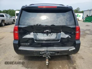 2016 Chevrolet Tahoe LTZ with VIN 1GNSCCKCXGR264655, listed as a Copart auction lot 57456625 with 237,621 mi miles and Salvage title. Bid and sale history available at DreamBid. Image 6.