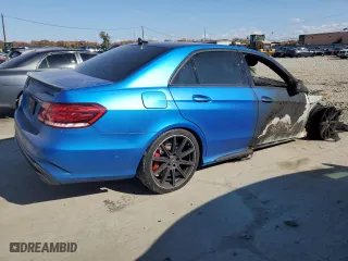 2016 Mercedes-Benz E-Class AMG E 63 S with VIN WDDHF7GB1GB285832, listed as a Copart auction lot 77434494 with 0 mi miles and Salvage Title. Bid and sale history available at carsss.com. Image 3.