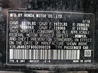 2016 Acura RLX Hybrid Advance with VIN JH4KC2F90GC000329, listed as a Copart auction lot 44647055 with 80,742 mi miles and Salvage Title. Bid and sale history available at carsss.com. Image 14.