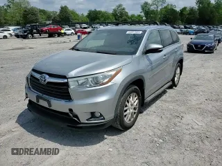 2015 Toyota Highlander Limited with VIN 5TDDCRFH1FS007412, listed as a Copart auction lot 55097685 with 271,579 mi miles and Clean title. Bid and sale history available at DreamBid. Image 14.