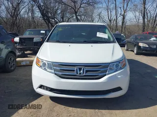 2011 Honda Odyssey EX-L with VIN 5FNRL5H69BB062666, listed as a IAAI auction lot 41829319 with 152,105 mi miles and . Bid and sale history available at carsss.com. Image 12.