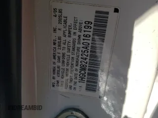 2005 Honda Accord LX SE z VIN 1HGCM82425A016199, wystawiony jako Copart lot #74949244 z przebiegiem 206 144 mil mil oraz Szkoda całkowita • Salvage title. Historia ofert i sprzedaży dostępna na DreamBid. Obrazek 12.