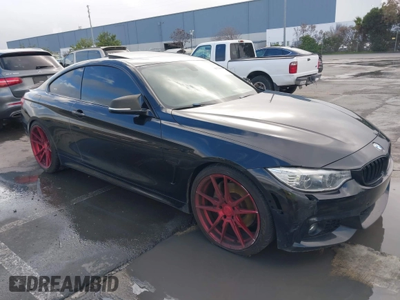 2014 BMW 4 Series 435i with VIN WBA3R1C54EK190152, listed as a IAAI auction lot 41528408 with 176,195 mi miles and . Bid and sale history available at DreamBid. Image 1.