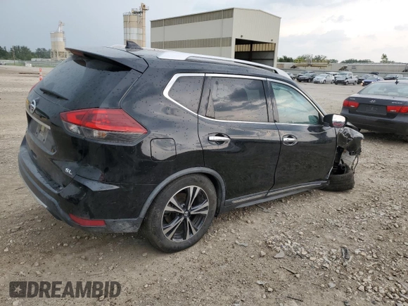 2018 Nissan Rogue S with VIN JN8AT2MT5JW460270, listed as a Copart auction lot 55689264 with 96,331 mi miles and Salvage Title. Bid and sale history available at carsss.com. Image 3.
