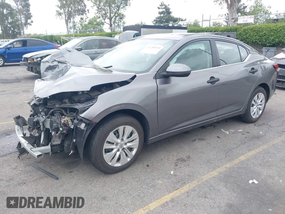 2024 Nissan Sentra S with VIN 3N1AB8BV2RY322960, listed as a IAAI auction lot 42201681 with 23,738 mi miles and . Bid and sale history available at DreamBid. Image 18.