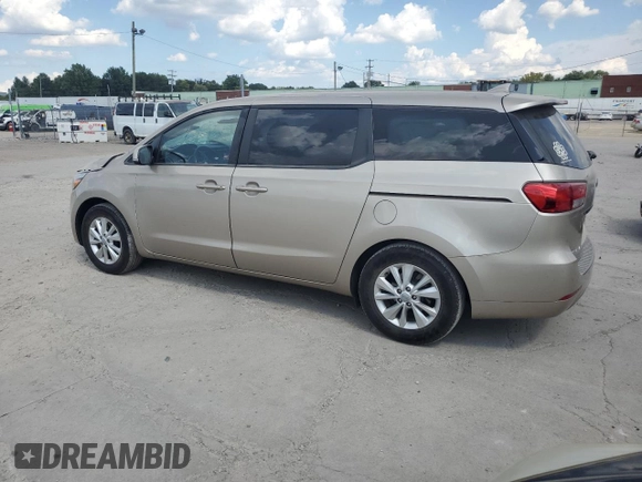 2017 Kia Sedona LX with VIN KNDMB5C17H6230575, listed as a Copart auction lot 68925784 with 113,572 mi miles and Salvage Title. Bid and sale history available at DreamBid. Image 2.