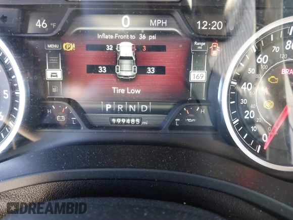 2019 Ram 1500 Laramie with VIN 1C6SRFDTXKN860913, listed as a IAAI auction lot 41356687 with 199,485 mi miles. Bid and sale history available at carsss.com. Image 15.