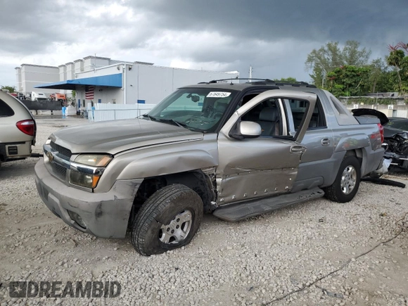 2002 Chevrolet Avalanche z VIN 3GNEC13T72G190765, wystawiony jako Copart lot #67849754 z przebiegiem Nie podano mil oraz Szkoda całkowita • Salvage title. Historia ofert i sprzedaży dostępna na DreamBid. Obrazek 1.