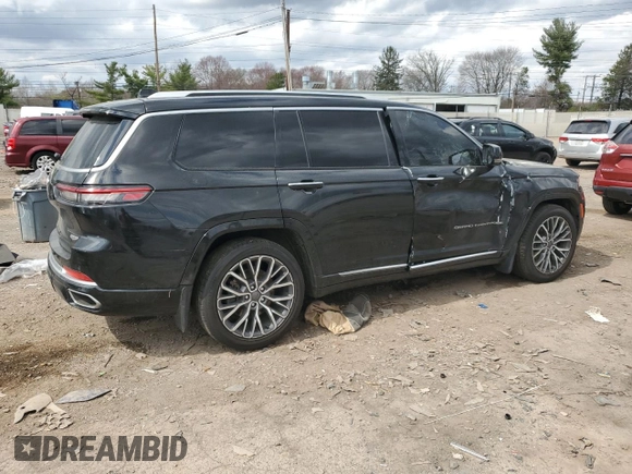 2022 Jeep Grand Cherokee Summit Reserve with VIN 1C4RJKET1N8585411, listed as a Copart auction lot 50728795 with Not provided miles and Salvage title. Bid and sale history available at DreamBid. Image 3.
