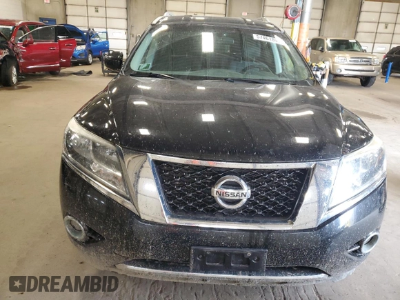 2015 Nissan Pathfinder SL z VIN 5N1AR2MM0FC712210, wystawiony jako Copart lot #57461895 z przebiegiem 136 886 mil mil oraz Szkoda całkowita • Salvage title. Historia ofert i sprzedaży dostępna na DreamBid. Obrazek 5.