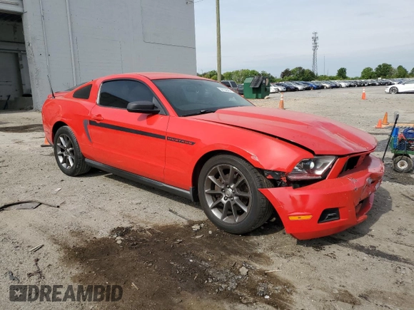 2011 Ford Mustang V6 with VIN 1ZVBP8AM4B5130810, listed as a Copart auction lot 54704645 with 186,024 mi miles and Salvage title. Bid and sale history available at DreamBid. Image 4.