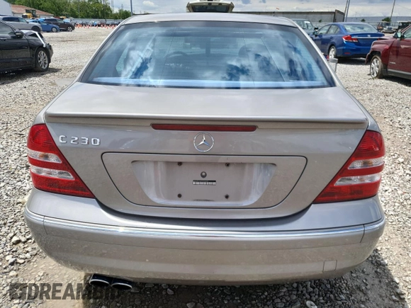 2007 Mercedes-Benz C 230 Sport with VIN WDBRF52H77E026905, listed as a Copart auction lot 58012235 with 148,975 mi miles and Salvage title. Bid and sale history available at DreamBid. Image 6.