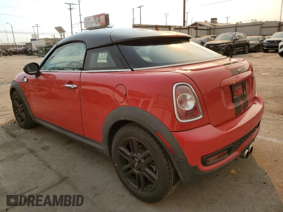 2012 MINI Coupe S z VIN WMWSX3C57CT155013, wystawiony jako Copart lot #88066275 z przebiegiem 69 870 mil mil oraz Szkody całkowita. Historia ofert i sprzedaży dostępna na DreamBid. Obrazek 2.