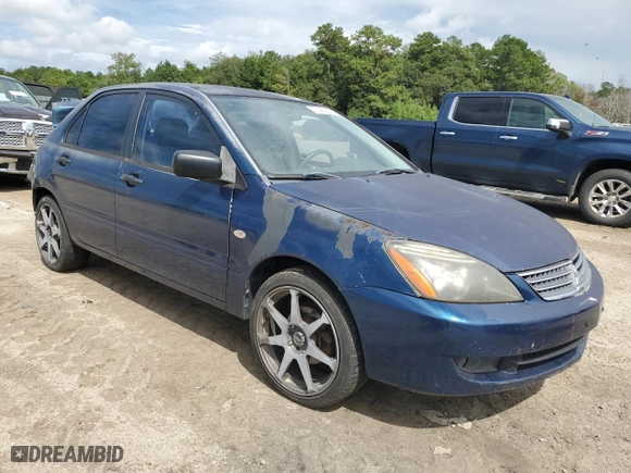 2006 Mitsubishi Lancer ES with VIN JA3AJ26E16U004851, listed as a Copart auction lot 70392304 with 145,052 mi miles and Salvage Title. Bid and sale history available at carsss.com. Image 4.
