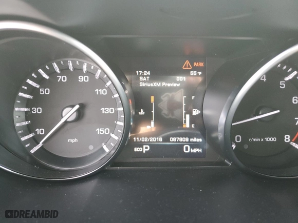 2016 Land Rover Discovery Sport HSE LUX with VIN SALCT2BG9GH593999, listed as a Copart auction lot 45984615 with 87,809 mi miles and Salvage Title. Bid and sale history available at carsss.com. Image 9.