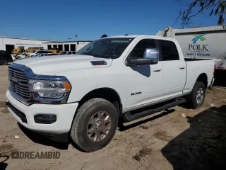 2023 Ram 2500 Laramie with VIN 3C6UR5FJ4PG569029, listed as a Copart auction lot 80959124 with Not provided miles and Salvage title. Bid and sale history available at DreamBid. Image 1.
