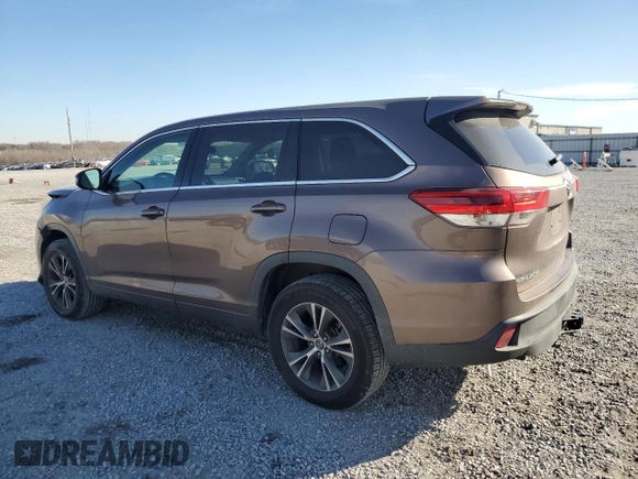 2018 Toyota Highlander LE with VIN 5TDZZRFH6JS288376, listed as a Copart auction lot 43353975 with 93,706 mi miles and Non repairable. Bid and sale history available at DreamBid. Image 2.
