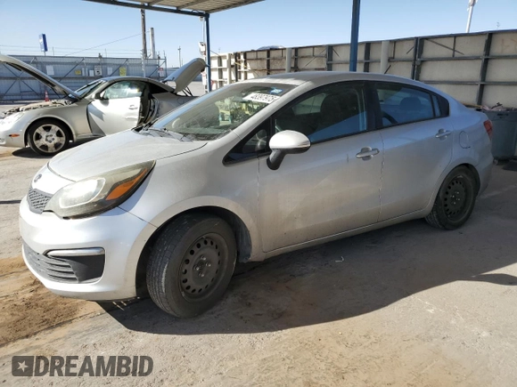 2016 Kia Rio LX with VIN KNADM4A33G6572223, listed as a Copart auction lot 48397975 with 113,933 mi miles and Salvage Title. Bid and sale history available at carsss.com. Image 1.
